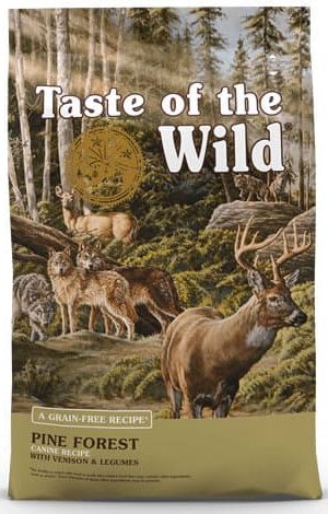 Pienso Taste of the Wild Pine Forest con venado sin cereales para perros