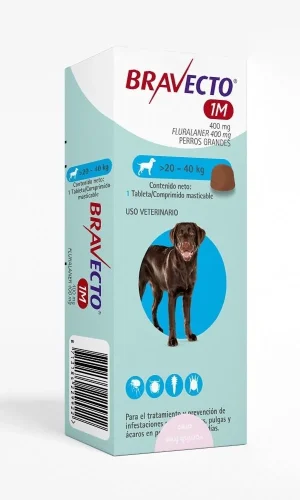 Bravecto 1M Perro de 20 a 40 Kg